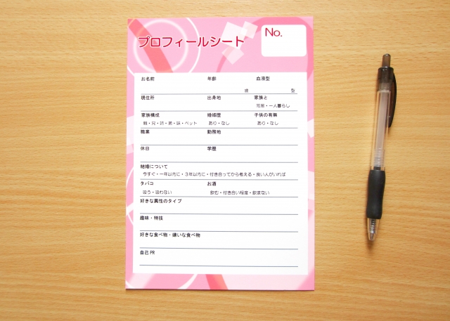 プロフィール女