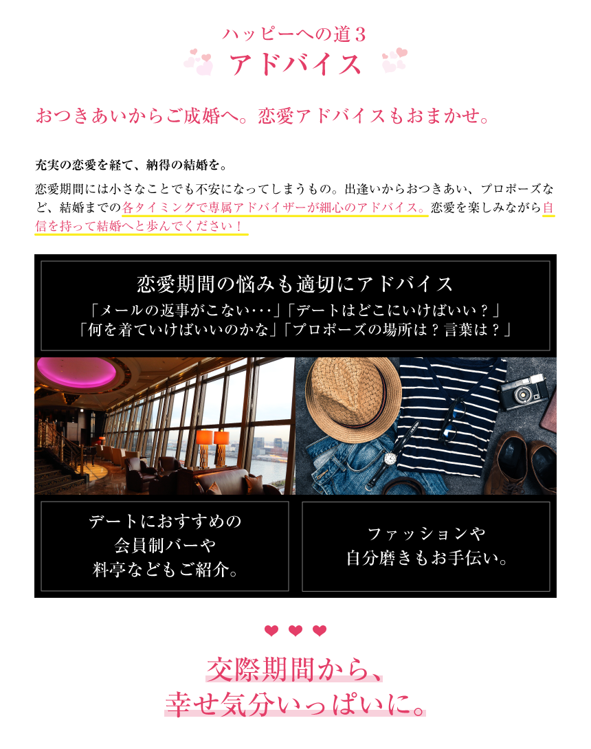 ハッピーへの道3　アドバイス