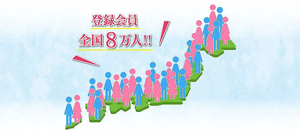 全国9万人の登録会員！！