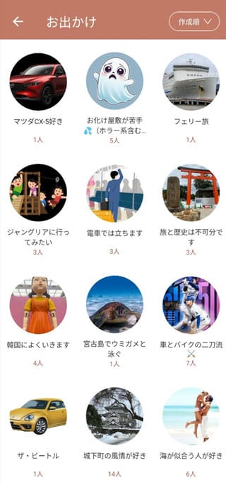 アンジュのコミュニティ（お出かけ）